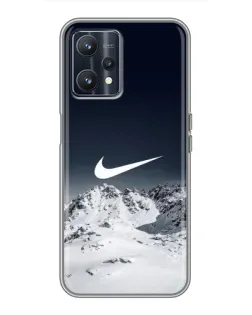 Чохол для Realme 9 з картинкою «Nike — зимові гори»
