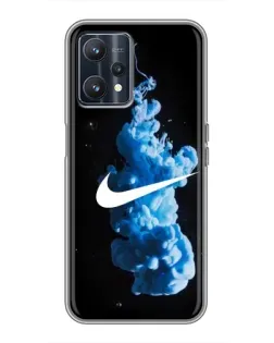 Чохол для Realme 9 з картинкою «Nike та синій дим»