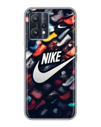 Чохол для Realme 9 з картинкою «Колекція кросівок Nike» Чохол для Realme 9 з картинкою «Колекція кросівок Nike»