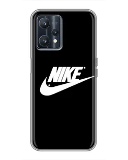 Чохол для Realme 9 з картинкою «Мазки фарби Nike»