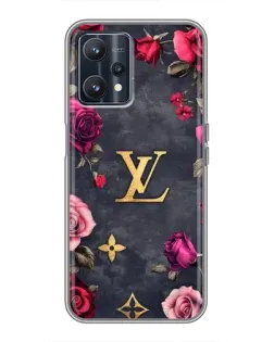 Чохол для Realme 9 з картинкою «Квітковий Louis Vuitton»