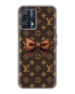 Чохол для Realme 9 з картинкою «LV з бантом»