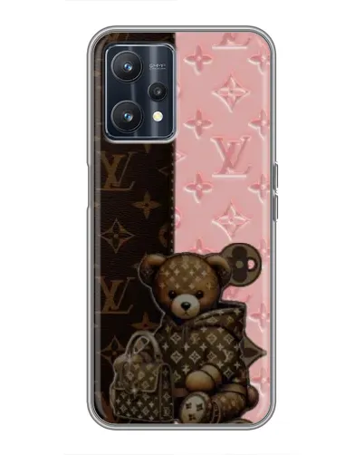 Чохол для Realme 9 з картинкою «Ведмедик у стилі LV» Чохол для Realme 9 з картинкою «Ведмедик у стилі LV»