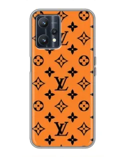 Чохол для Realme 9 з картинкою «Помаранчевий стиль LV»