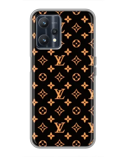 Чохол для Realme 9 з картинкою «Золота монограма LV» Чохол для Realme 9 з картинкою «Золота монограма LV»