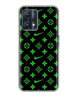 Чохол для Realme 9 з картинкою «Неоновий принт LV»