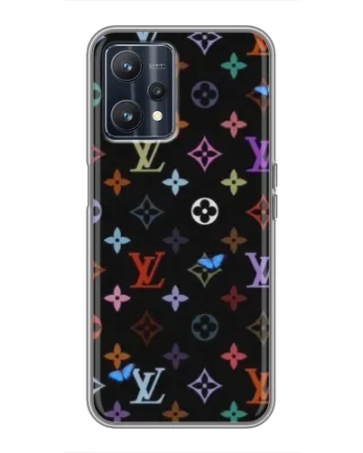 Чохол для Realme 9 з картинкою «Кольорова монограма LV» Чохол для Realme 9 з картинкою «Кольорова монограма LV»