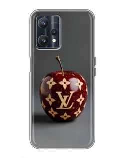 Чохол для Realme 9 з картинкою «Червоне яблуко LV»
