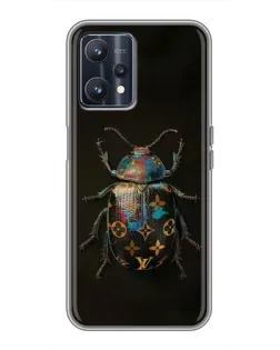 Чохол для Realme 9 з картинкою «LV — мармуровий принт»