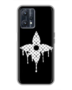 Чохол для Realme 9 з картинкою «Квіткова монограма»