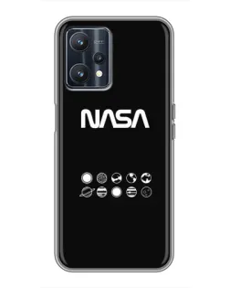 Чохол для Realme 9 з картинкою «NASA — технічний принт»