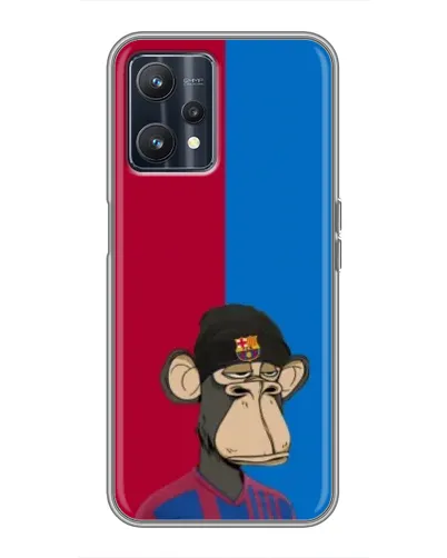 Чохол для Realme 9 з картинкою «Bored Ape — фанат Барси» Чохол для Realme 9 з картинкою «Bored Ape — фанат Барси»