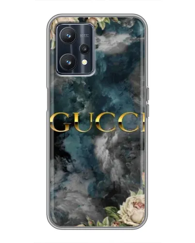 Чохол для Realme 9 з картинкою «Абстрактні квіти Gucci»