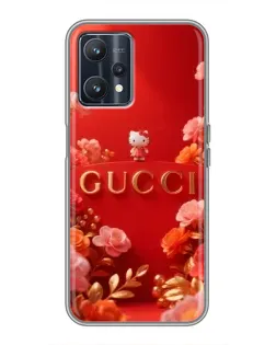 Чохол для Realme 9 з картинкою «Gucci — золотий сад»