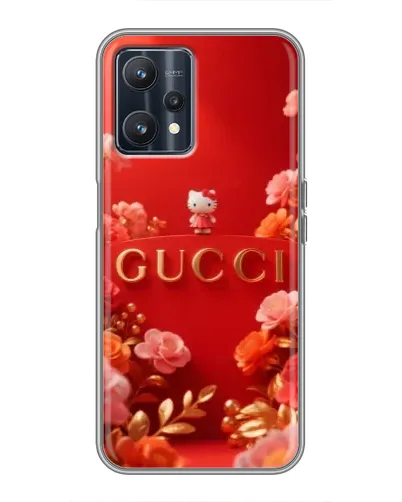 Чохол для Realme 9 з картинкою «Gucci — золотий сад»