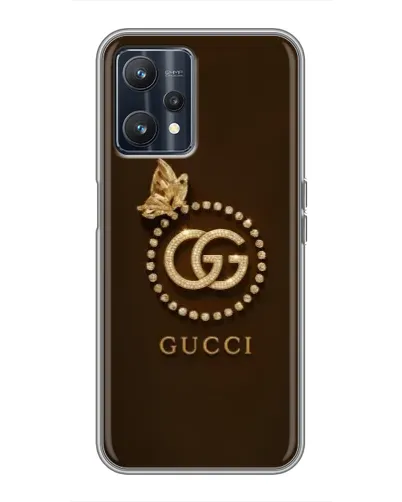 Чохол для Realme 9 з картинкою «Gucci — золотий метелик»