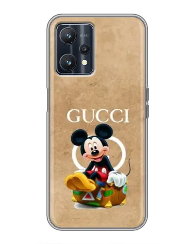 Чохол для Realme 9 з картинкою «Міккі Маус Gucci — крафт»