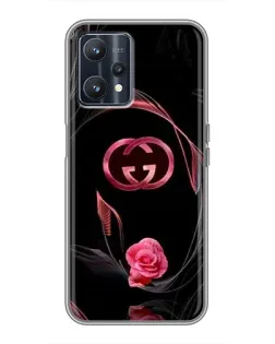 Чохол для Realme 9 з картинкою «Gucci — неонова троянда»