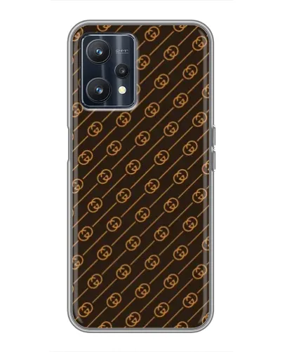 Чохол для Realme 9 з картинкою «Gucci — золоті діагоналі»