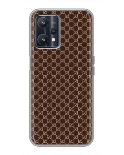 Чохол для Realme 9 з картинкою «Gucci — шоколадна сітка» Чохол для Realme 9 з картинкою «Gucci — шоколадна сітка»