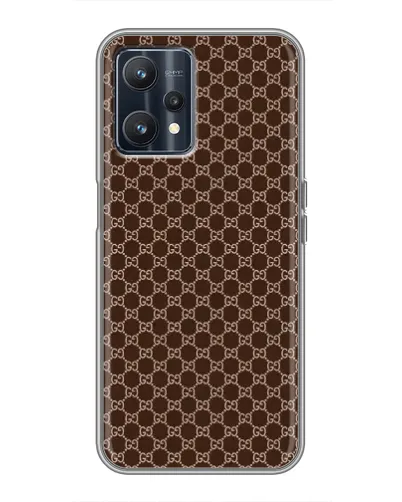 Чохол для Realme 9 з картинкою «Gucci — шоколадна сітка» Чохол для Realme 9 з картинкою «Gucci — шоколадна сітка»