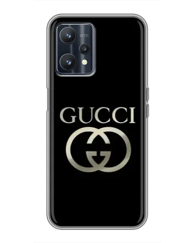 Чехол для Realme 9 с картинкой «Gucci — золото на черном» Чехол для Realme 9 с картинкой «Gucci — золото на черном»