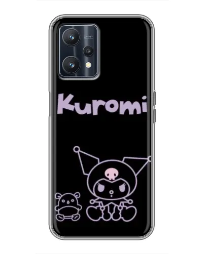 Чохол для Realme 9 з картинкою «Kuromi — чорний мінімалізм» Чохол для Realme 9 з картинкою «Kuromi — чорний мінімалізм»