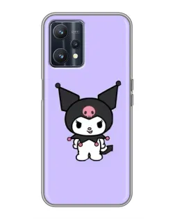 Чохол для Realme 9 з картинкою «Kuromi — ніжний фіолетовий»