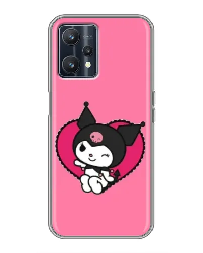 Чохол для Realme 9 з картинкою «Kuromi — любов у серці» Чохол для Realme 9 з картинкою «Kuromi — любов у серці»