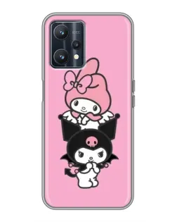 Чохол для Realme 9 з картинкою «My Melody та Kuromi»
