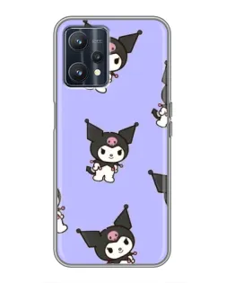 Чохол для Realme 9 з картинкою «Паттерн з Kuromi»