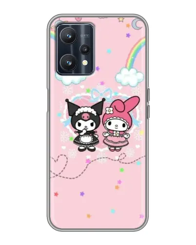 Чохол для Realme 9 з картинкою «My Melody та Kuromi» Чохол для Realme 9 з картинкою «My Melody та Kuromi»
