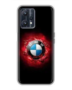 Чохол для Realme 9 з картинкою «Логотип BMW — спалах»