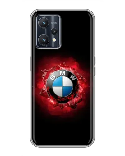 Чохол для Realme 9 з картинкою «Логотип BMW — спалах»