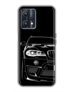 Чохол для Realme 9 з картинкою «Темний силует BMW»