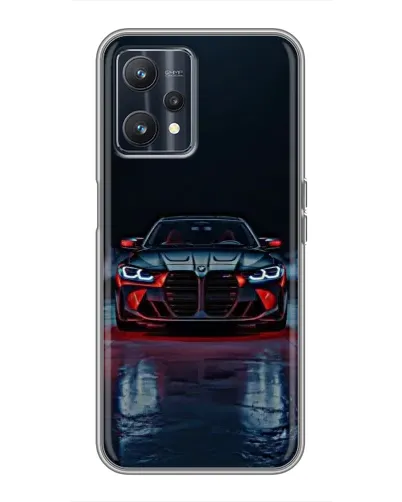 Чохол для Realme 9 з картинкою «BMW на мокрій дорозі»
