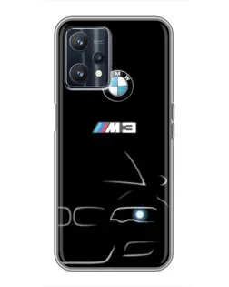Чохол для Realme 9 з картинкою «Мінімалістичний принт BMW M3»