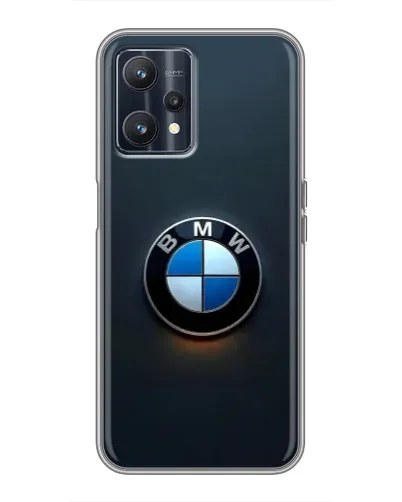 Чохол для Realme 9 з картинкою «Логотип BMW — мінімалізм»