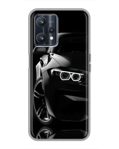 Чехол для Realme 9 с картинкой «Черная BMW — профиль» Чехол для Realme 9 с картинкой «Черная BMW — профиль»