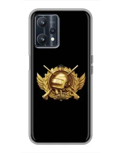 Чохол для Realme 9 з картинкою «PUBG — помаранчевий градієнт»