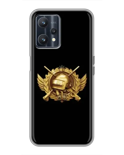 Чохол для Realme 9 з картинкою «PUBG — помаранчевий градієнт»