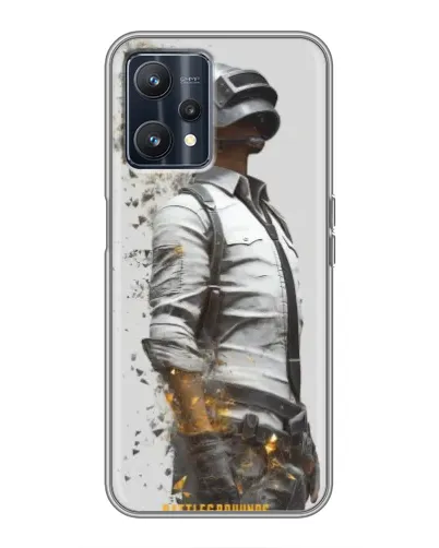Чохол для Realme 9 з картинкою «PUBG — боєць у пилу»