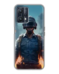 Чохол для Realme 9 з картинкою «PUBG — реалістичний герой»