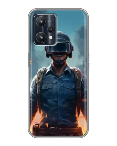 Чохол для Realme 9 з картинкою «PUBG — реалістичний герой»