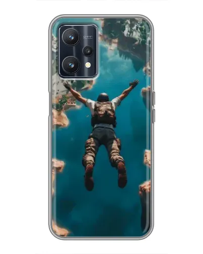 Чохол для Realme 9 з картинкою «PUBG — вільне падіння»