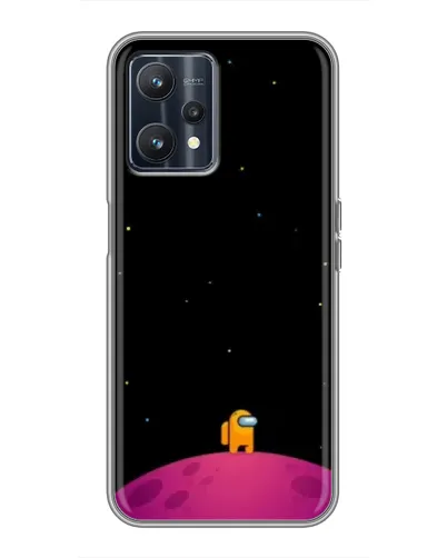 Чохол для Realme 9 з картинкою «Самотній герой на планеті»