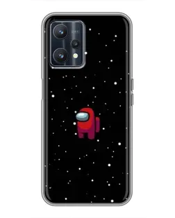 Чохол для Realme 9 з картинкою «Червоний Among Us»