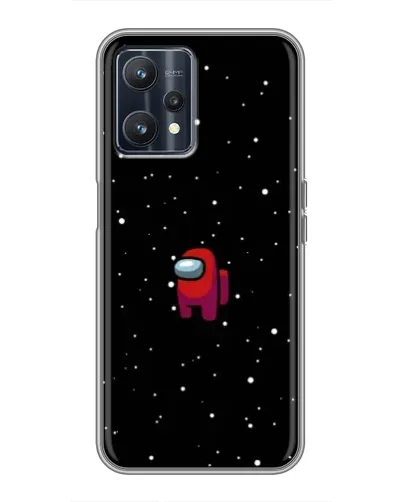 Чохол для Realme 9 з картинкою «Червоний Among Us»