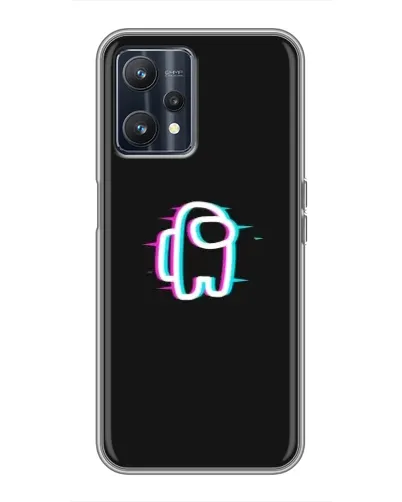 Чохол для Realme 9 з картинкою «Among Us неон»