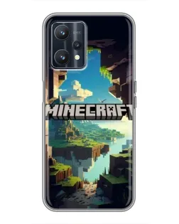 Чохол для Realme 9 з картинкою «Печера Майнкрафт»